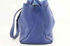 Blue Supple Large Open Bar Tote