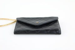 Vintage Black Lambskin WOC