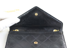 Vintage Black Lambskin WOC