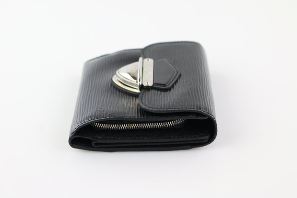 Preloved Louis Vuitton Black Multicolor Joey Wallet TN2150 040523