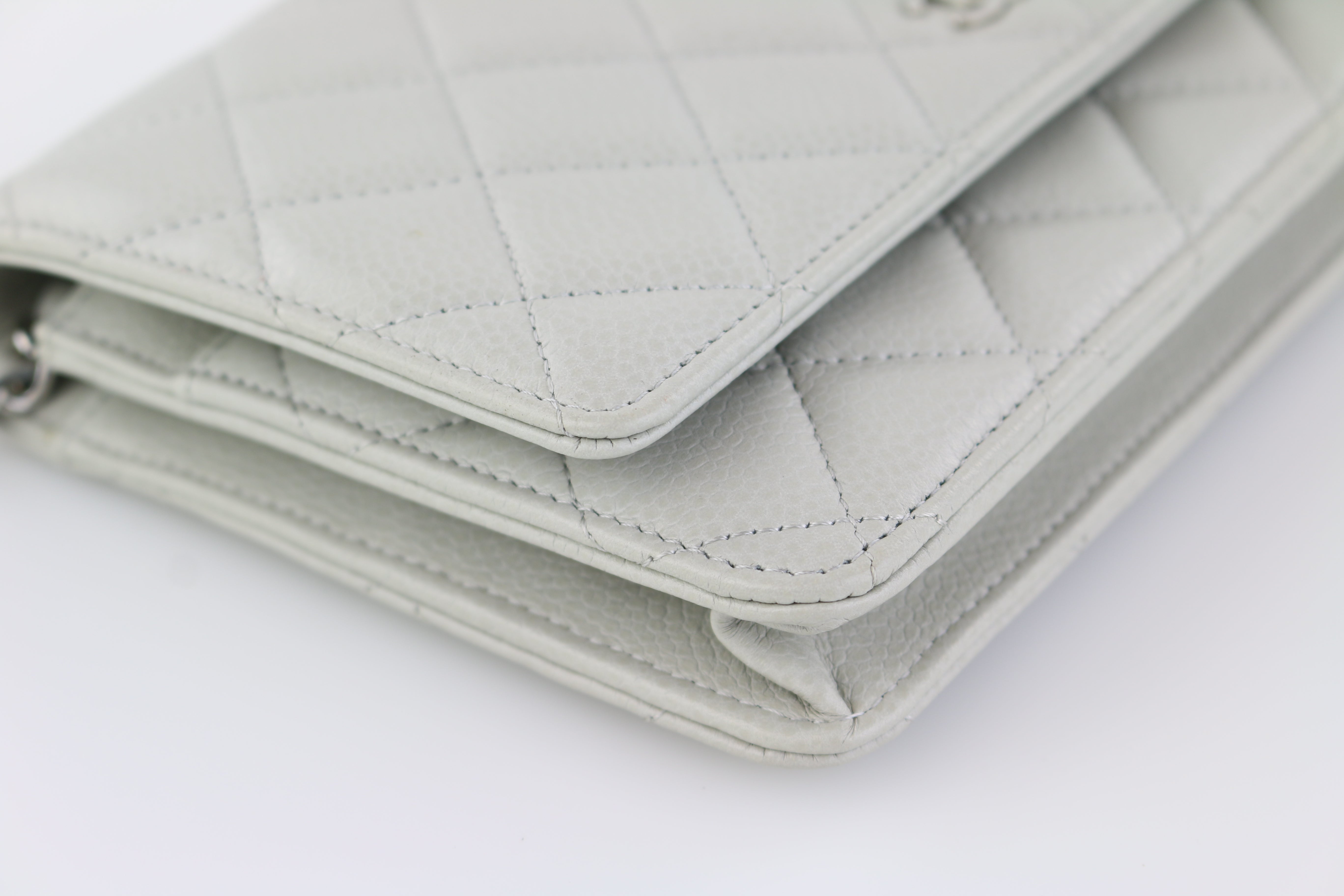 Grey Caviar Wallet on a Chain