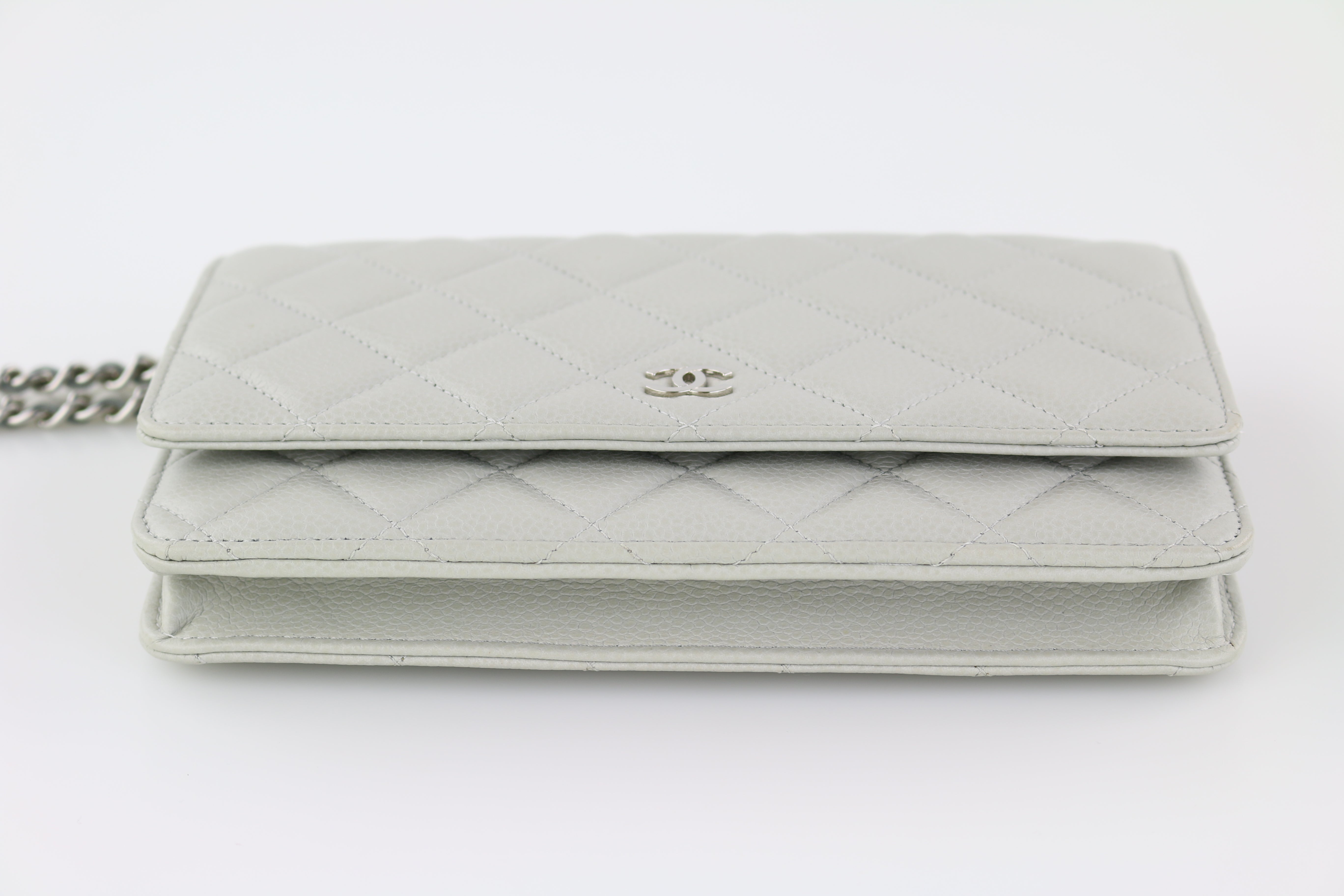 Grey Caviar Wallet on a Chain