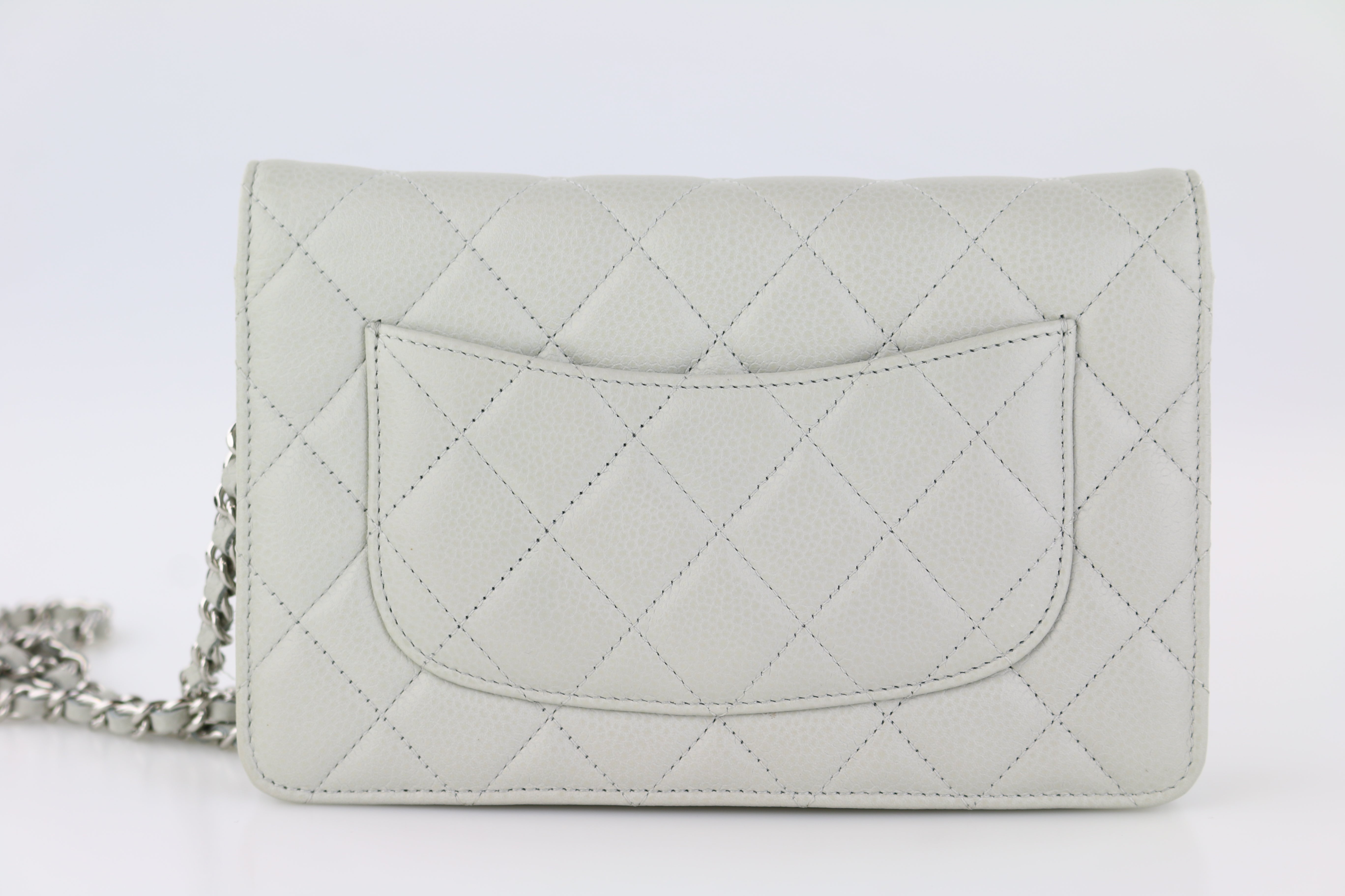 Grey Caviar Wallet on a Chain