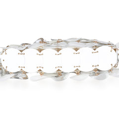 White/Silver Bilics Mix Chain Bag