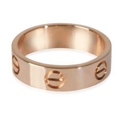 18k Rose Gold Love Ring 55