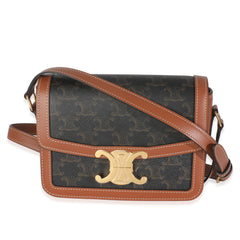 Calfskin Triomphe Canvas Teen Triomphe