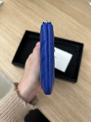 Blue Chevron Mini O Case