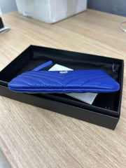 Blue Chevron Mini O Case