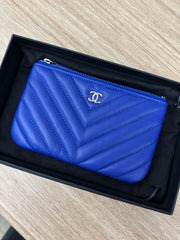 Blue Chevron Mini O Case