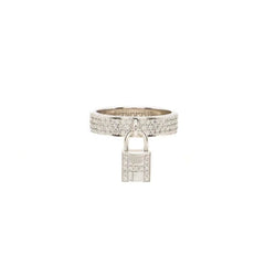 White Gold Diamond Medium Kelly Cadenas Ring 50