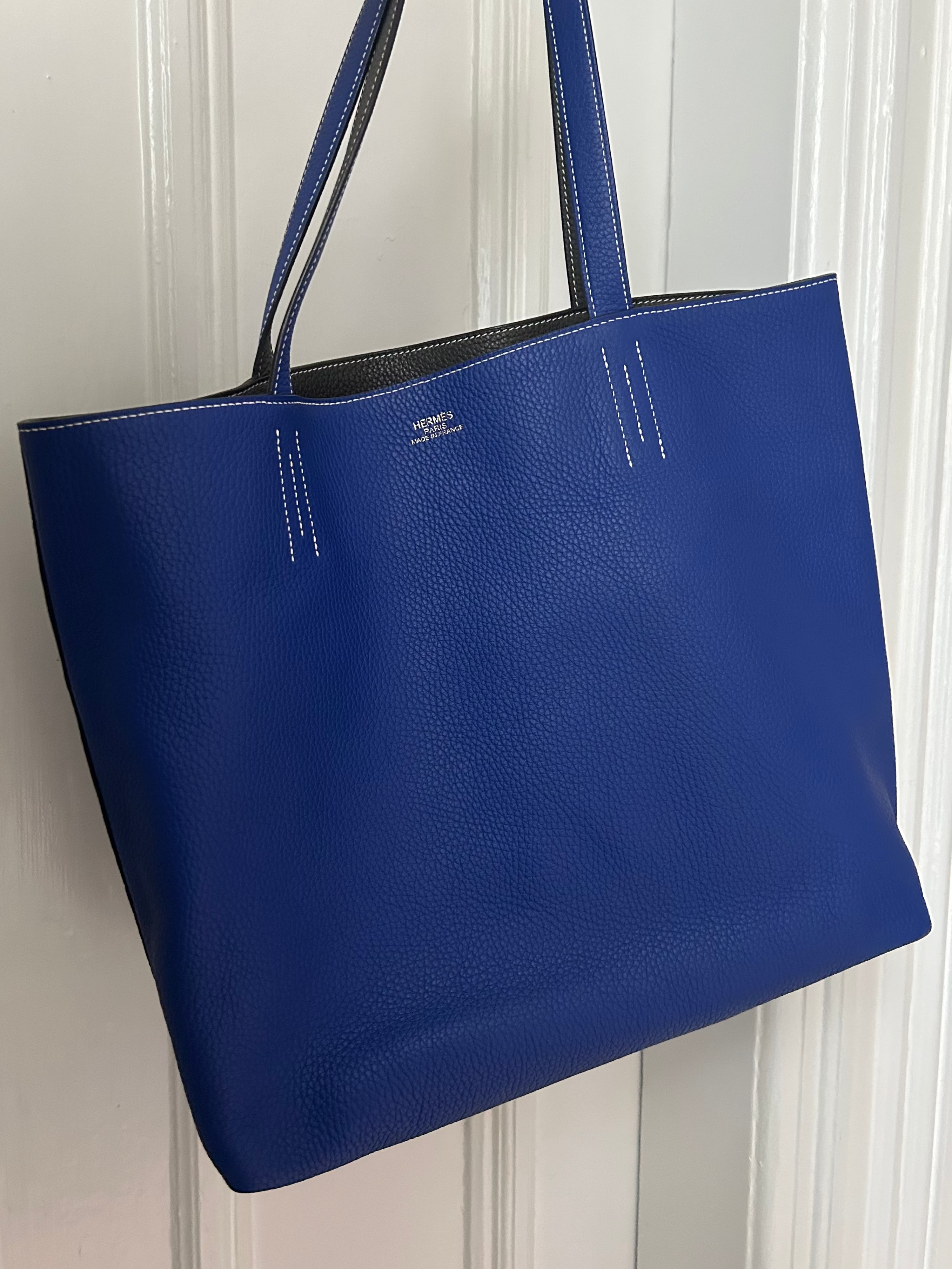 Etain/Bleu Electique Double Sens 36 Reversible Tote