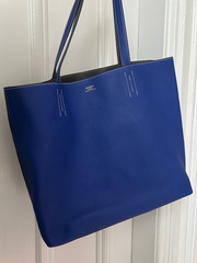 Etain/Bleu Electique Double Sens 36 Reversible Tote