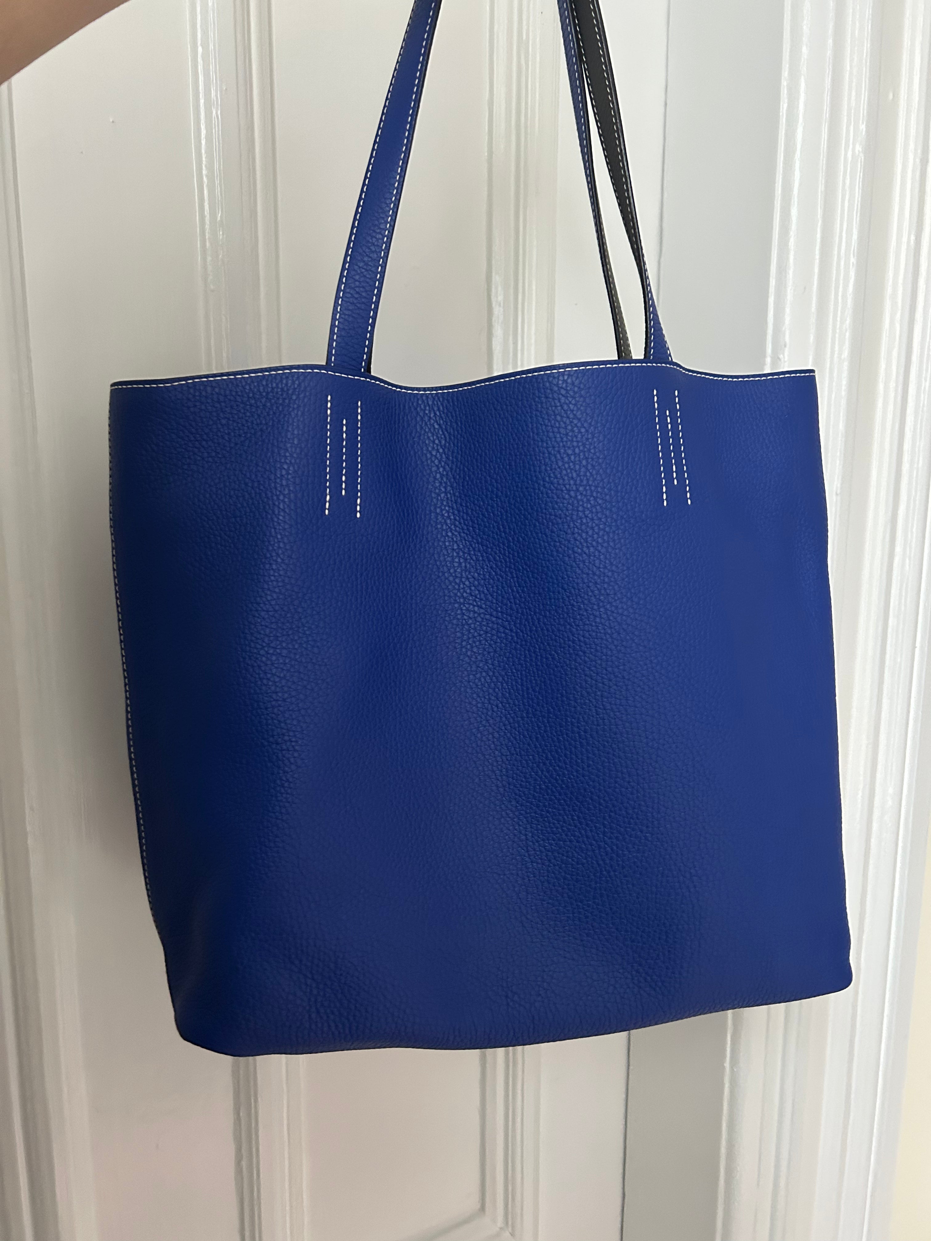 Etain/Bleu Electique Double Sens 36 Reversible Tote