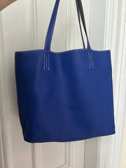 Etain/Bleu Electique Double Sens 36 Reversible Tote