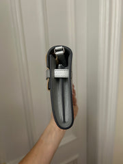 Argent Metallic Chevre Chamkilight Kelly Wallet To Go