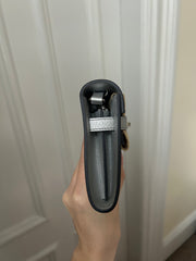 Argent Metallic Chevre Chamkilight Kelly Wallet To Go