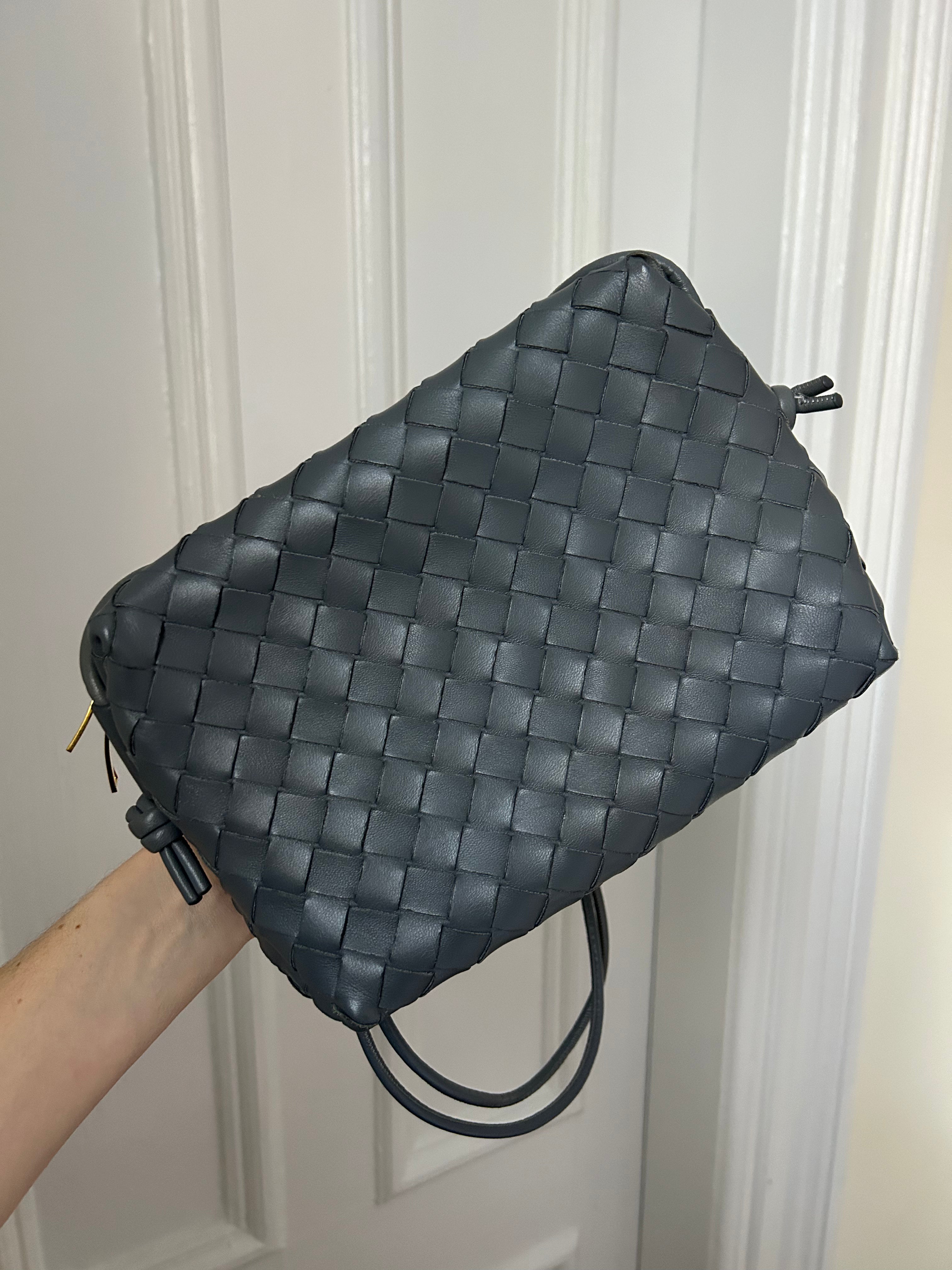 Dark Grey Intrecciato Loop Bag