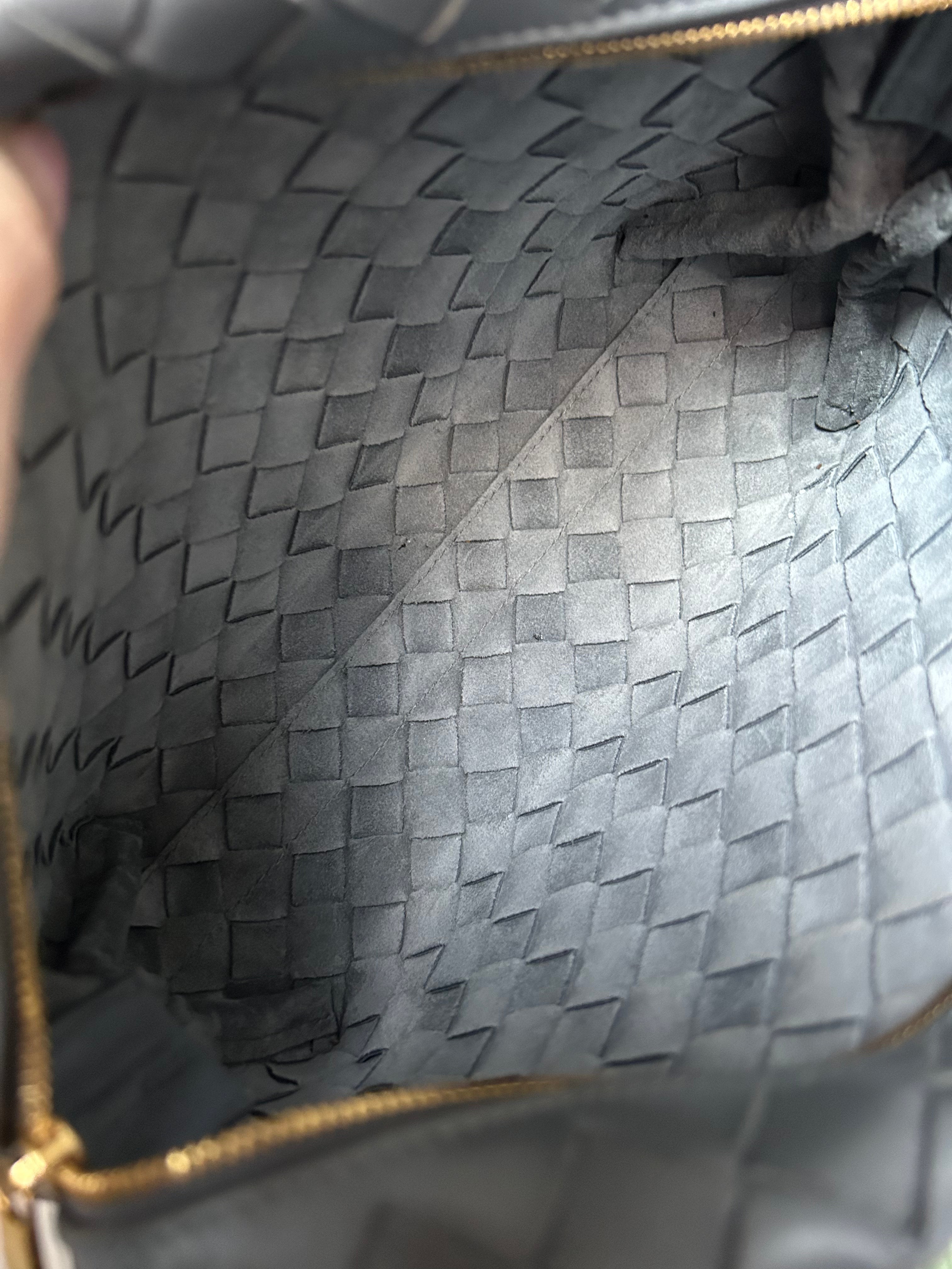 Dark Grey Intrecciato Loop Bag