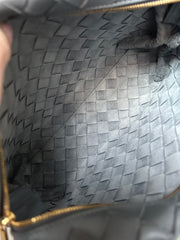 Dark Grey Intrecciato Loop Bag