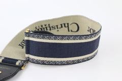 Navy Embroidered Shoulder Strap