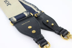 Navy Embroidered Shoulder Strap