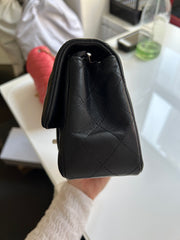 Black Lambskin Rectangular Mini