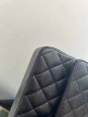 Black Caviar Medium Classic Flap