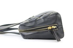 Black Medium Surpique Boston Bag