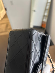 Black Quilted Lambskin Mini Rectangular Flap Bag
