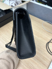 So Black Monogram Matelasse Medium Envelope Chain Bag