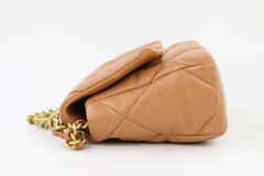 Brown Lambskin 19 Flap