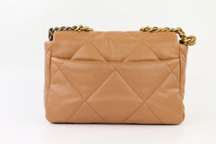 Brown Lambskin 19 Flap