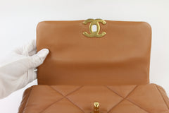 Brown Lambskin 19 Flap