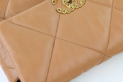 Brown Lambskin 19 Flap