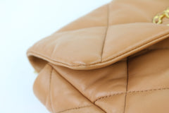 Brown Lambskin 19 Flap