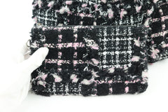 Black/Pink/White Tweed Small 22