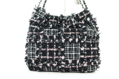 Black/Pink/White Tweed Small 22