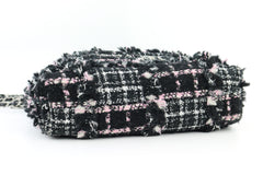 Black/Pink/White Tweed Small 22