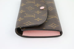 Monogram/Rose Ballerine Emilie Wallet