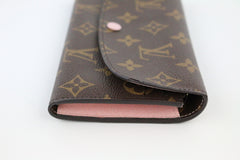 Monogram/Rose Ballerine Emilie Wallet