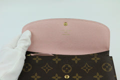 Monogram/Rose Ballerine Emilie Wallet