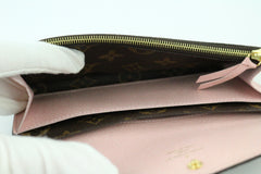 Monogram/Rose Ballerine Emilie Wallet