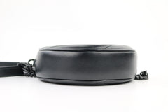 Black Round Camera Bag