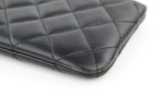 Black Lambskin Mini O Case