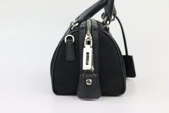 Black Nylon Saffiano Re-Edition 2005 Top Handle Crossbody