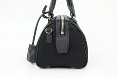 Black Nylon Saffiano Re-Edition 2005 Top Handle Crossbody