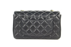 Black Lambskin Rectangular Mini