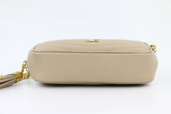 Beige Mini Lou Camera Bag