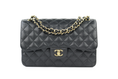 Black Caviar Double Flap Jumbo