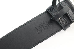 Black Leather Marmont Belt 100